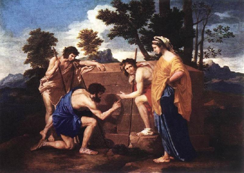 POUSSIN, Nicolas Et in Arcadia Ego af oil painting picture